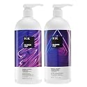 IGK BLONDE POP Purple Toning Shampoo & Conditioner Set | Neutralizes Brass + Brightens Blonde | Vegan + Cruelty-Free | 33.8 oz (Pack of 2)