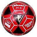 Mikasa FT5A-BKR-W Goal Master Soccer Ball, Black/Red, Size 5(FIFA Quality/Footvolleyball)