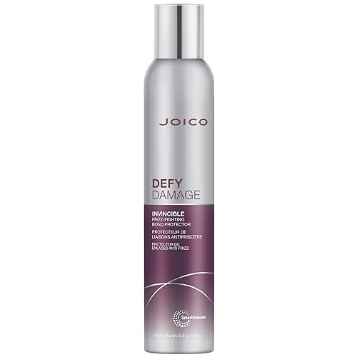 Joico Defy Damage Invincible Frizz-Fighting Bond Protector | 24 Hour Frizz Protection | Thermal Heat & Humidity Protection | Boost Shine | Reduce