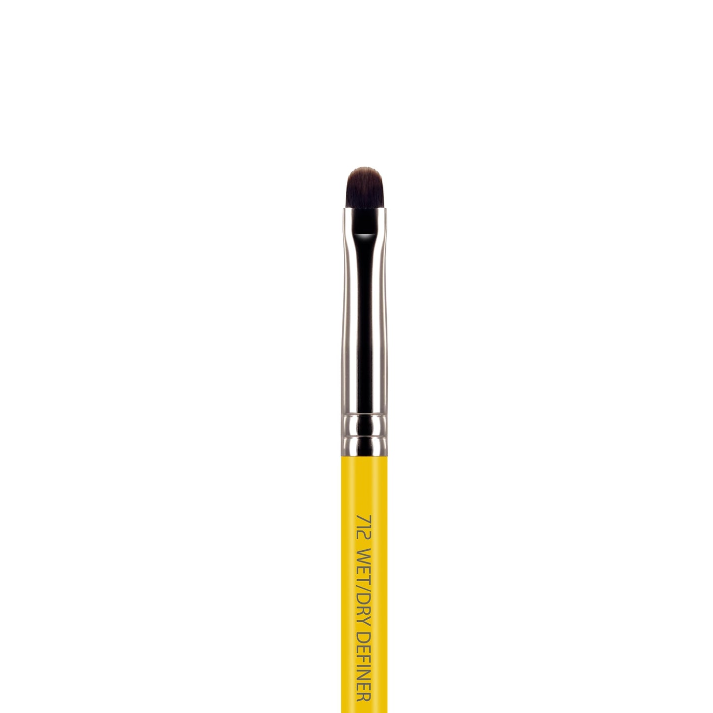 Bdellium Tools Professional Makeup Brush - Studio Series 712 Wet/Dry Definer - With Soft Synthetic Fibers, For Precise Application (Yellow, 1pc)