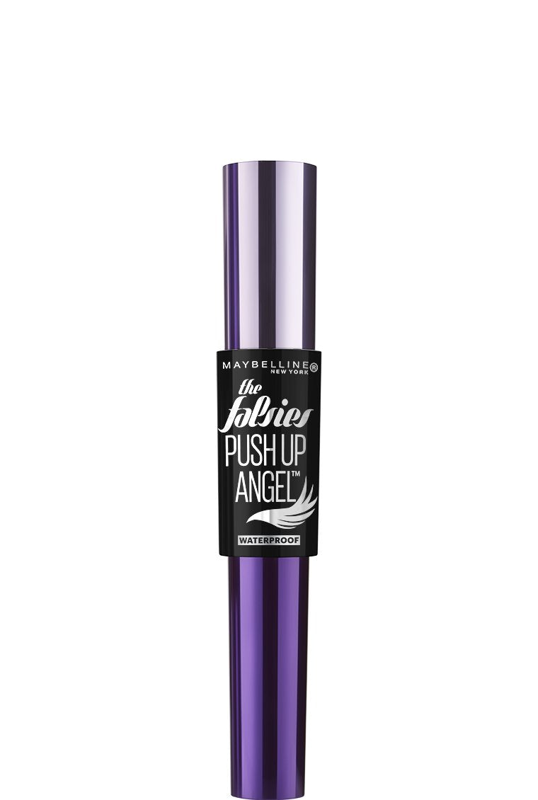 Maybelline The Falsies Push Up Angel Waterproof Mascara, Lengthening and Curling Make Up Formula, Very Black, 1 Count