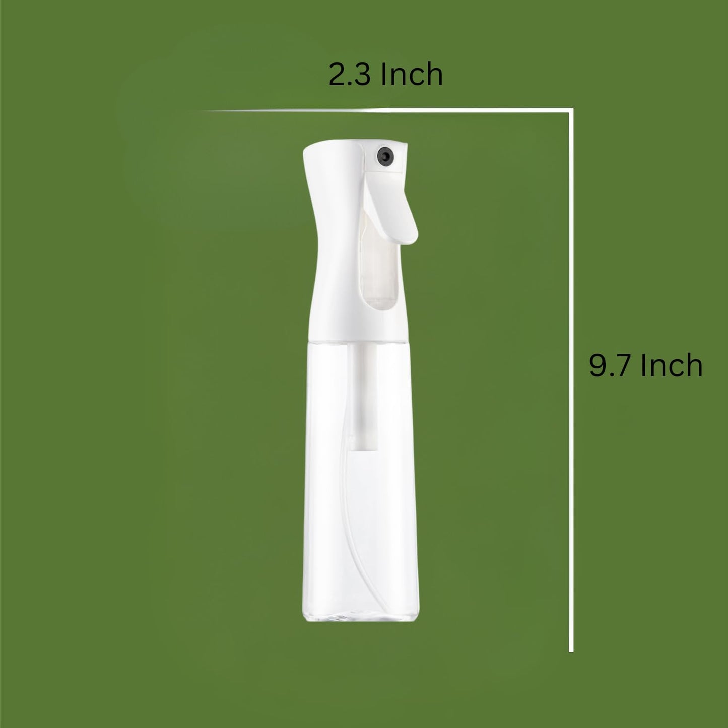 BeautifyBeauties Continuous Spray Bottle – 10.1oz Fine Mist for Hair, Cleaning, Plants, Pets, Salons & Essential Oils