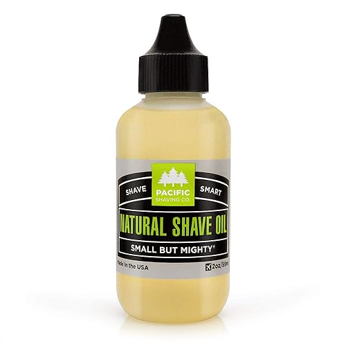 Pacific Shaving Company Natural Shaving Oil - Shaving Oil for Men & Women - Avocado, Sunflower Seed & Vitamin E Oil for Face, Legs, Arms & Full Body
