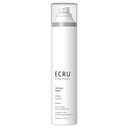 ECRU New York Setting Spray, Hair Setting Spray, Heat Protectant for Hair, Frizz Control Heat Protectant, 5oz