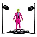 McFarlane Toys DC Retro The Joker Batman: Classic TV Series Black Light Gold Label 6-Inch Action Figure - Entertainment Earth Exclusive