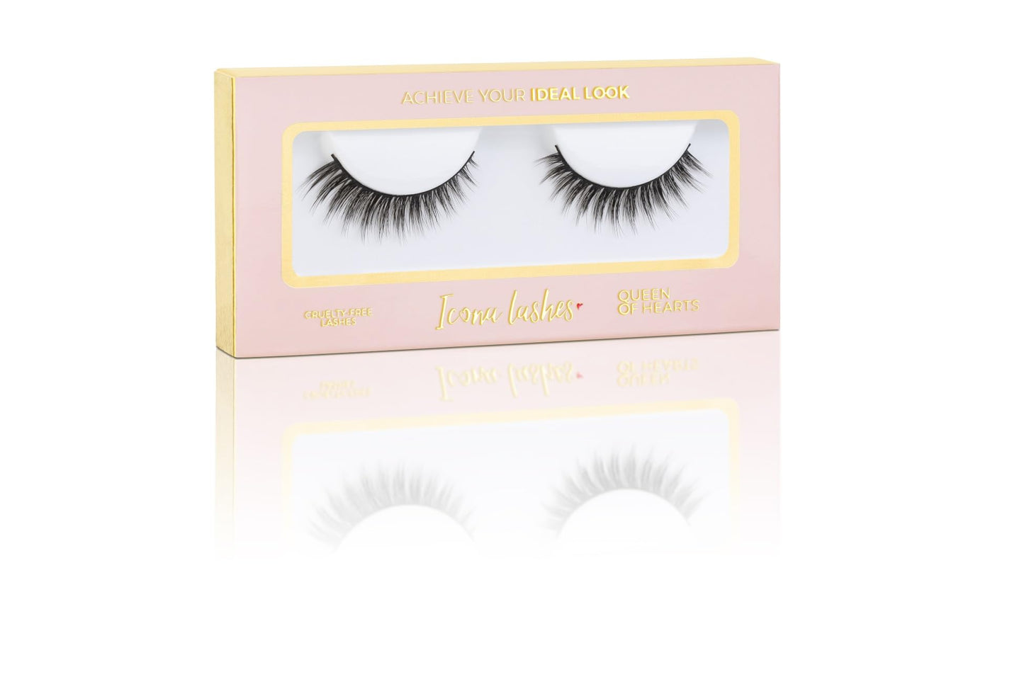 Icona Lashes False Eyelashes Pack - Fake Eyelashes Extensions - Soft, Fluffy Falsies with Tapered Ends & Professional-Grade Band - Handmade, Vegan