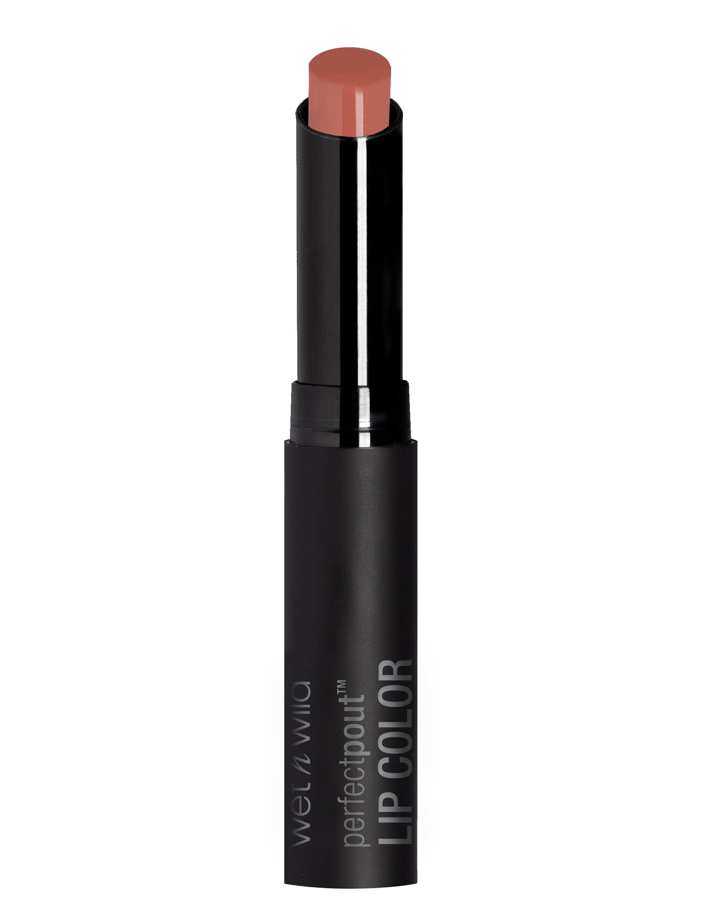 wet n wild Perfect Pout Lipstick, Orange Red Bare Your Soul, Vegan | Gluten-Free | Cruelty-Free | Lip Color