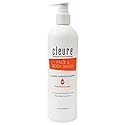 Cleure Face and Body Cleanser - Hypoallergenic, Fragrance-Free Body Wash for Sensitive Skin & Eczema - Paraben & Sulfate Free, PH Balanced Body Soap