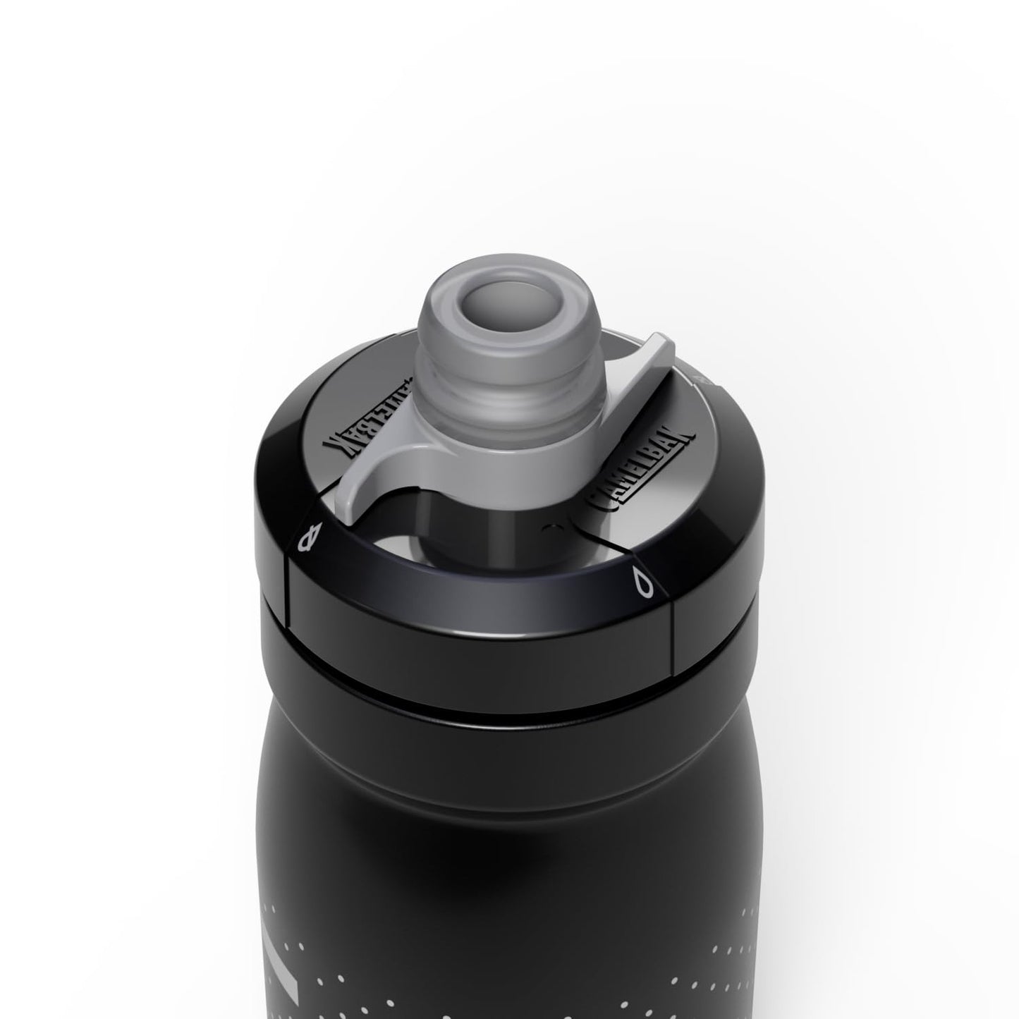 CamelBak Podium Bike Squeeze Water Bottle Black, 15oz