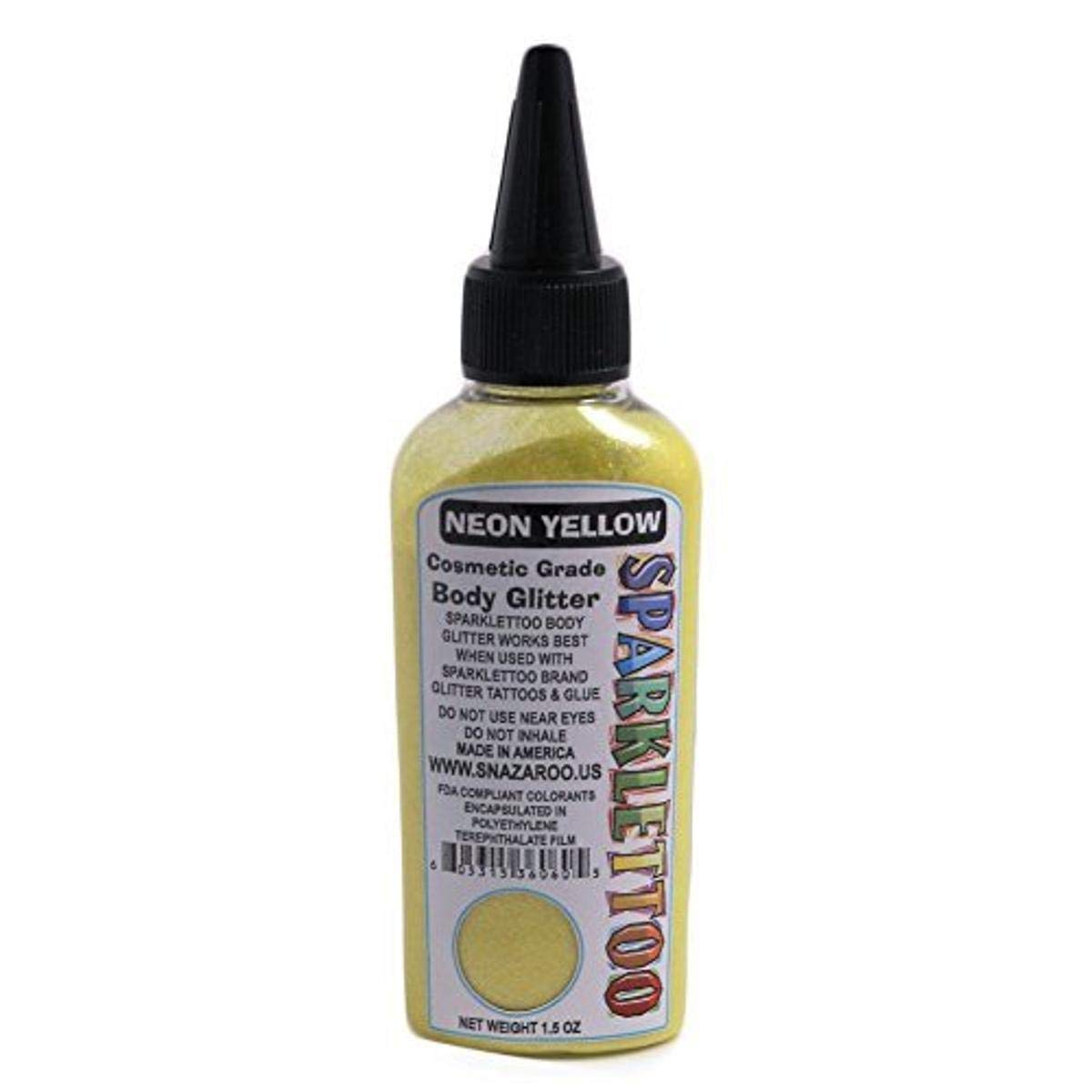 Ruby Red Paint, Inc. GL-NEONYEL Neon Yellow-Cosmetic Glitter 1.5oz
