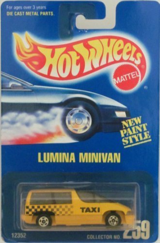 Hot Wheels Lumina Minivan 259 Blue Card 1991