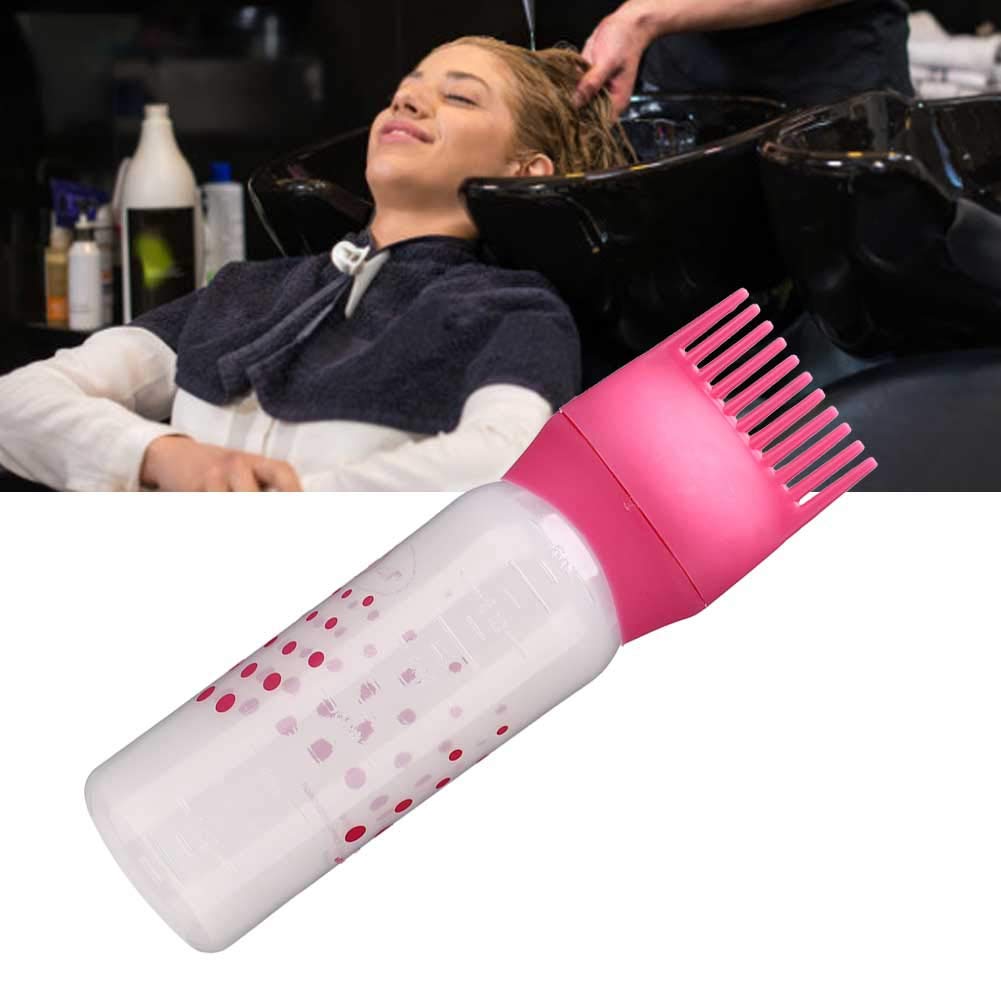 Hair Dyeing Bottle Applicator, Hair Coloring Applicator Bottle with Comb Hairdressing Tool for Both Professional and Home DIY Use(3#)