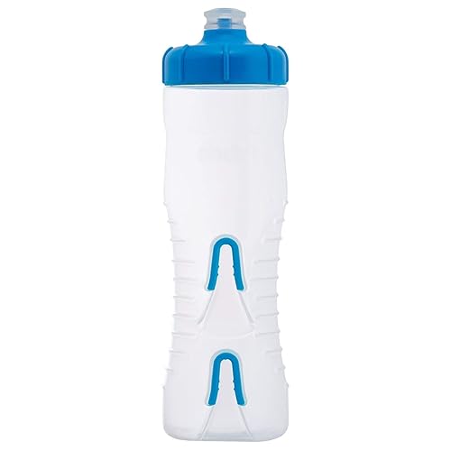 Fabric Cageless Water Bottle, 750ml, Clear/Blue