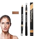 AKARY Concealer Pencil, 2 in 1 Dual-Sided Full Range of Coverage Concealer Pencil for Face, Professional Foundation Concealer for Eye Dark Circles