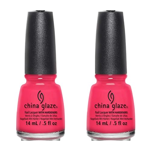 China Glaze Nail Polish, Pool Party, 0.5 oz (Pack of 2) Beauty & Personal Care China Glaze