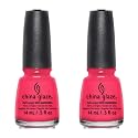 China Glaze Nail Polish, Pool Party, 0.5 oz (Pack of 2) Beauty & Personal Care China Glaze