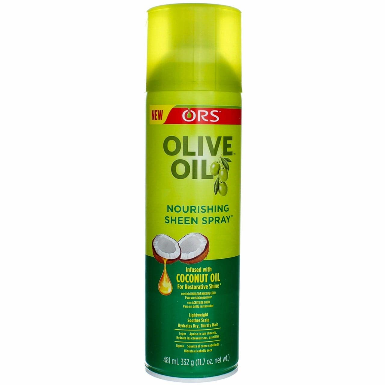 Ors Olive Oil Sheen Nourishing Spray With Coconut Oil 11.7 Ounce (346ml) (2 Pack)