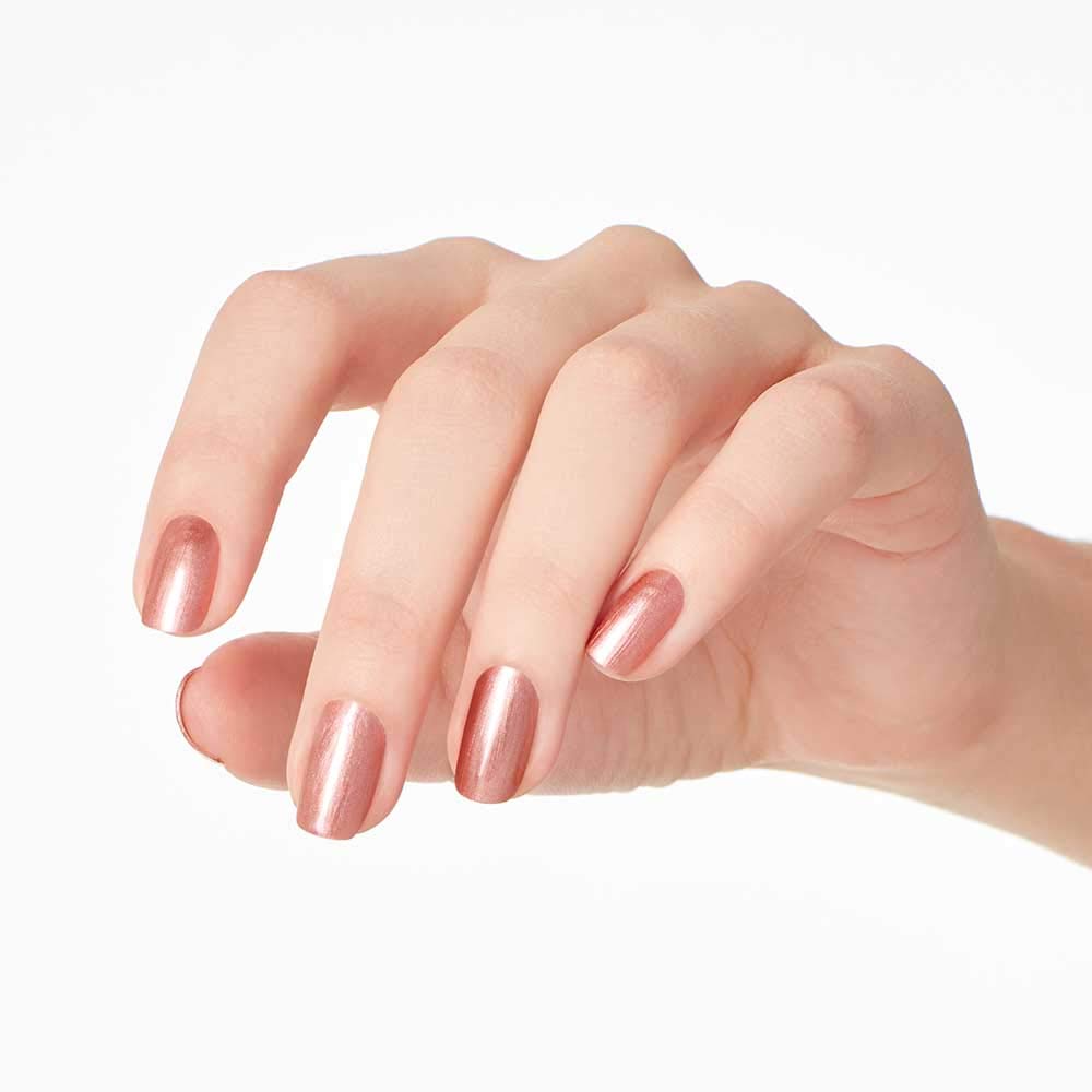 OPI Nail Lacquer Made It To the Seventh Hill! | Sheer Soft Bronze Shimmer Chip Resistant Nail Polish | Lisbon Collection