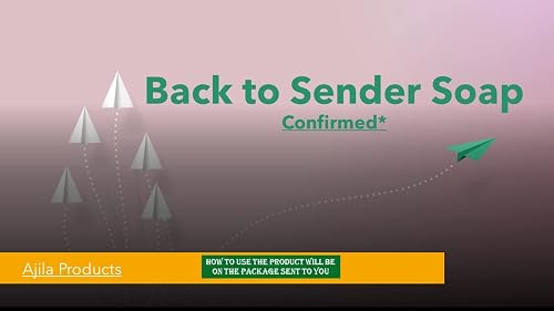 Back to Sender Soap Beauty & Personal Care Generic