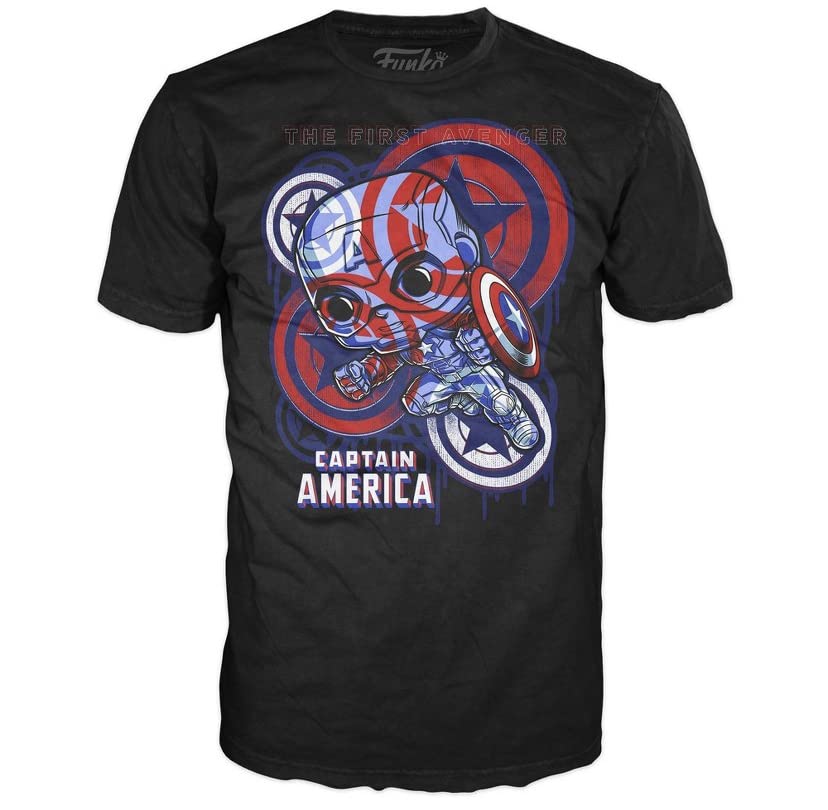 Funko POP! Collector's Box: Captain America Marvel Patriotic Age POP & Tee (Exclusive) XXL