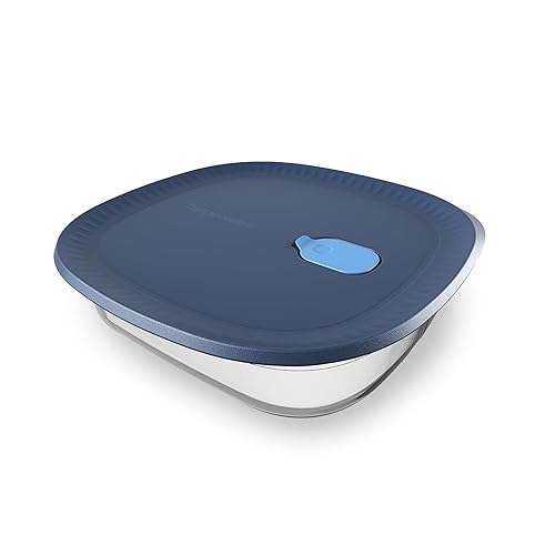 Tupperware Voila Glass Square Food Storage - Airtight Baking Dish, 1.7 qt / 1.6 L