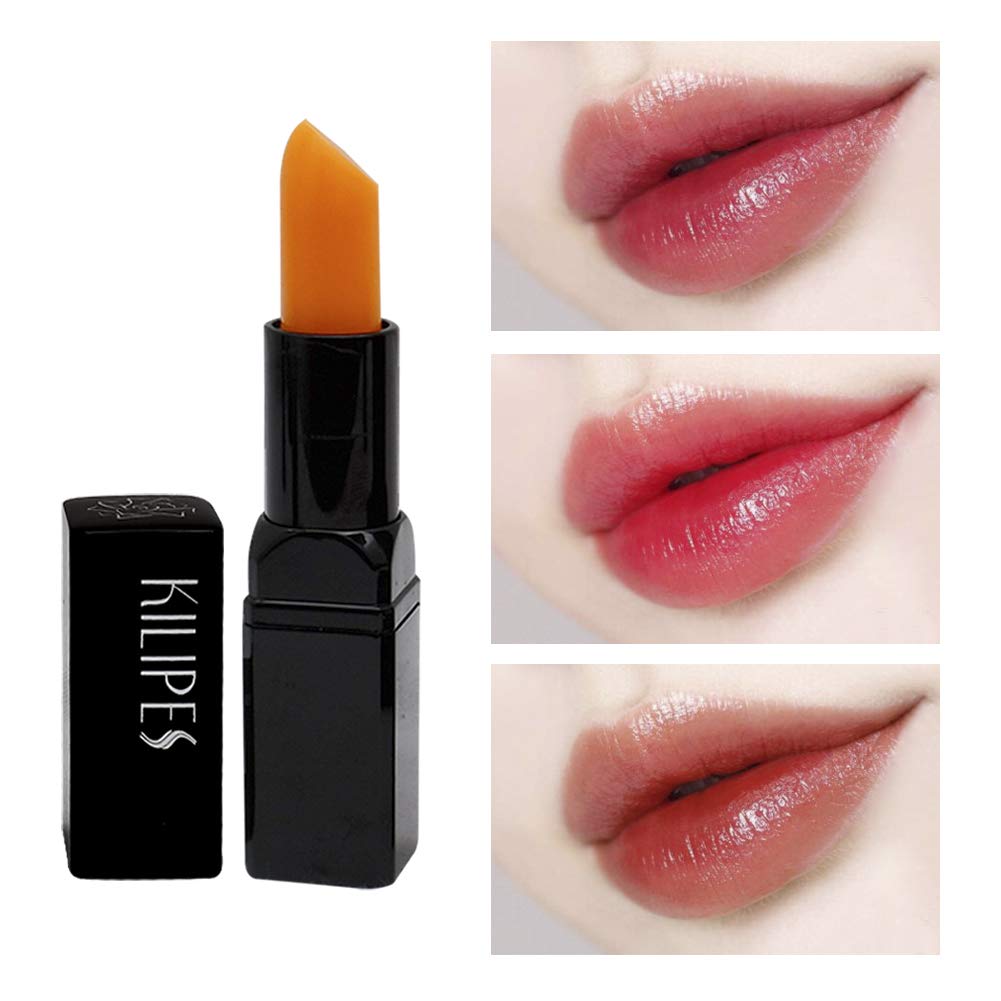 Moisturizer Lip Balm, Magic Temperature Color Change Lipstick, Waterproof Kiss-proof Long Lasting Lip Gloss Natural Nutritious Lip Stick with Vitamin
