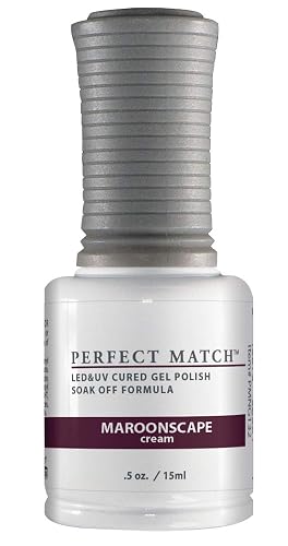 LeChat Perfect Match Gel Polish, Maroonscape, 0.5 Fl Oz (PMS132) Beauty & Personal Care LECHAT