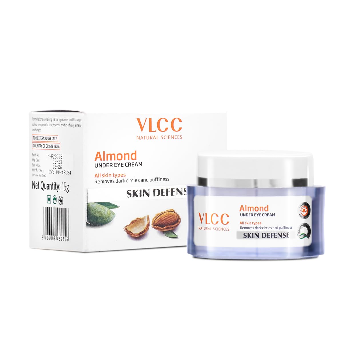 Vlcc Almond Under Eye Cream 15ml
