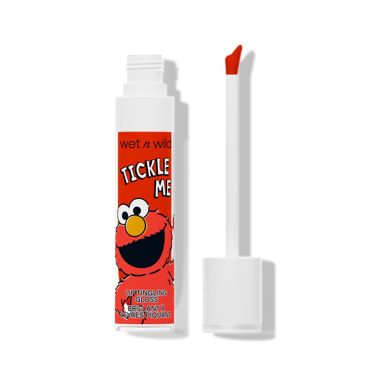wet n wild Sesame Street Happy To Be Me Lip Gloss, Hydrating Jojoba Oils & Vitamin E, Lightly Tinted with Mirror-Like Shine, Cruelty-Free - Fun-Sized