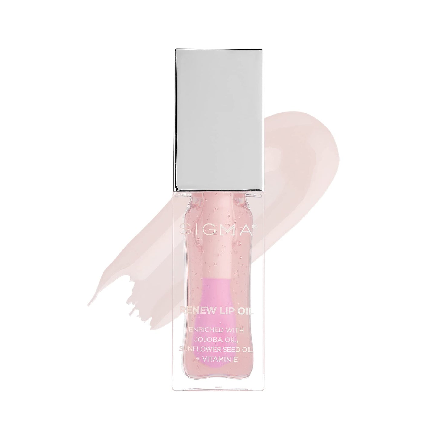 Sigma Beauty Renew Lip Oil - Tinted Lip Oil with Luxurious High-Shine Color and Long Lasting Hydration for Soft, Supple Lips, Non Sticky Lips Oil