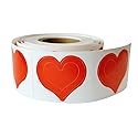 3-Way Heart Tanning Stickers 50 Count