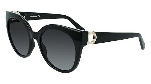Ferragamo Women's Sf1031s 53Mm Sunglasses, Black