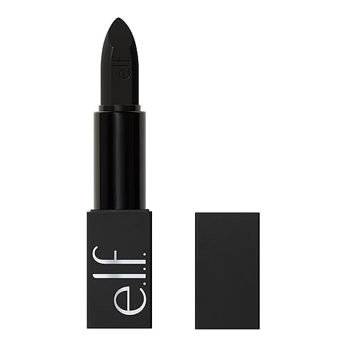 e.l.f. O Face Satin Lipstick, Richly Pigmented, Nourishing & Long-Lasting Creamy Lipstick, Infused With Jojoba, Vegan & Cruelty-Free, Untamed