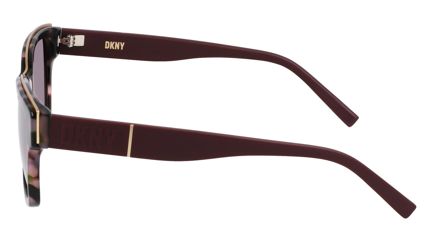 DKNY Women's Sunglasses DK549S - Blush Tortoise with Solid Brown Lens