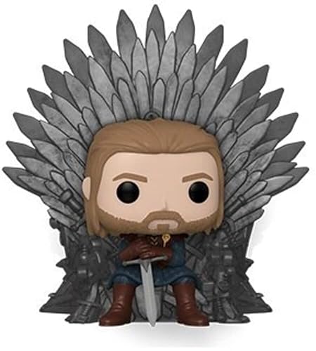 Funko POP Deluxe: Game of Thrones - Ned Stark on Throne, Multicolor