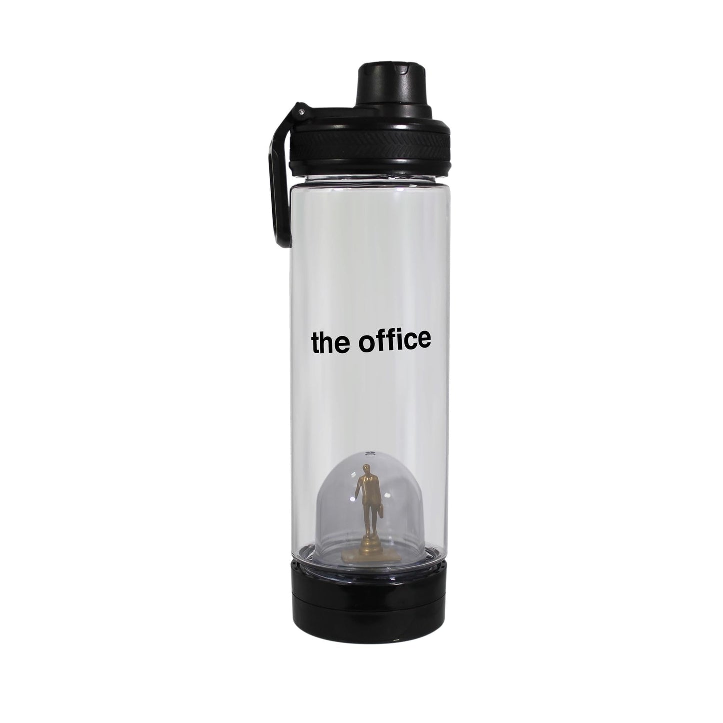 JUST FUNKY The Office Dunder Mifflin Water Bottle - 17 oz Hydro Tumbler Flask with Vibrant Character Design - Leakproof, Large Twisting Cap & Firm
