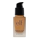 e.l.f. Flawless Satin Foundation, Lightweight & Medium Coverage, Semi-Matte Finish, Vegan & Cruelty-Free, Cashew, 0.68 Fl Oz (20mL)