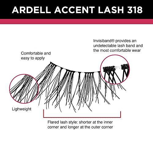 Ardell Lash Accent Pair 318 (Pack of 4)