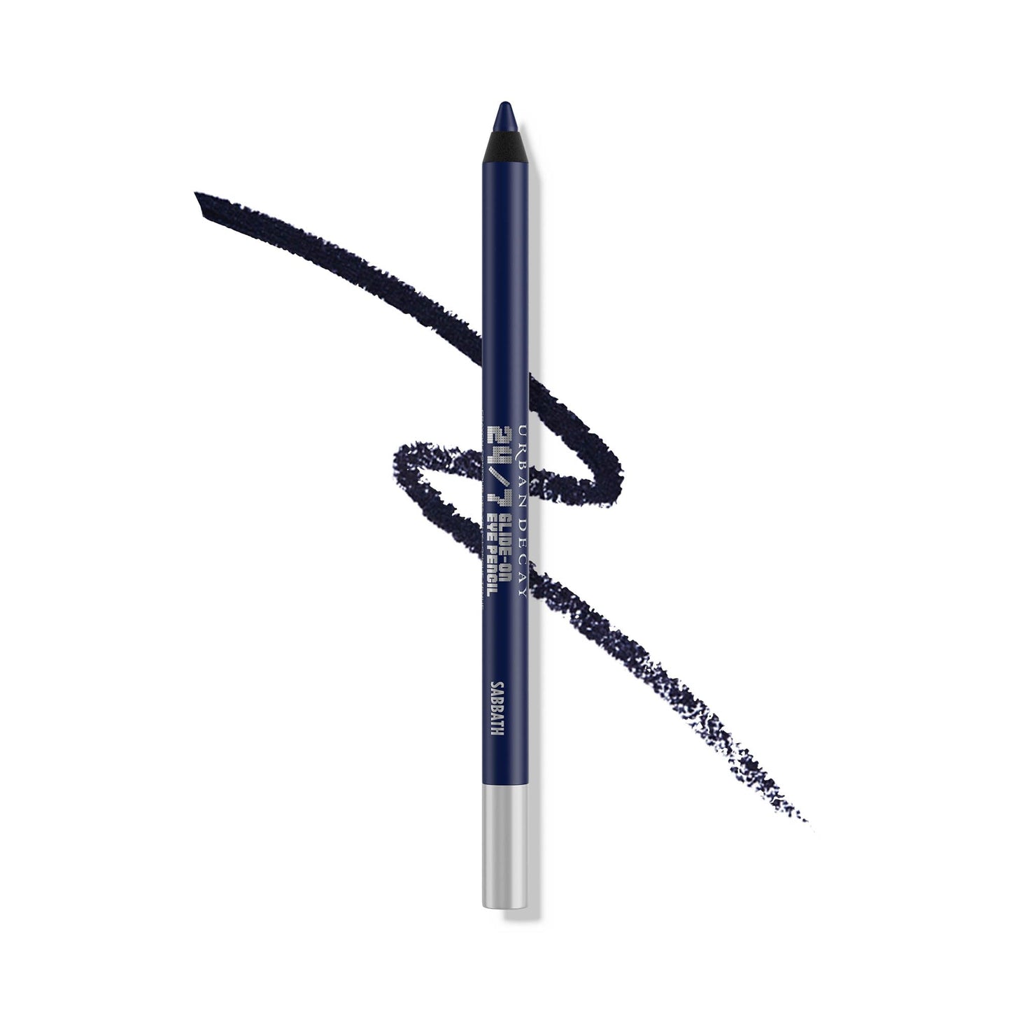 URBAN DECAY 24/7 Glide-On Waterproof Eyeliner Pencil - Smudge-Proof, Long-Lasting, Transfer-Proof, Up to 16HR Wear, Smooth No-Tug Formula, Sabbath