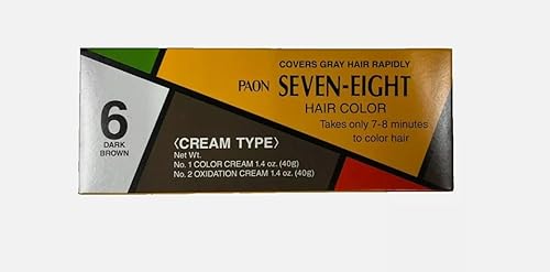 PAON Hair Cream Refill, No. 6 Dark Brown