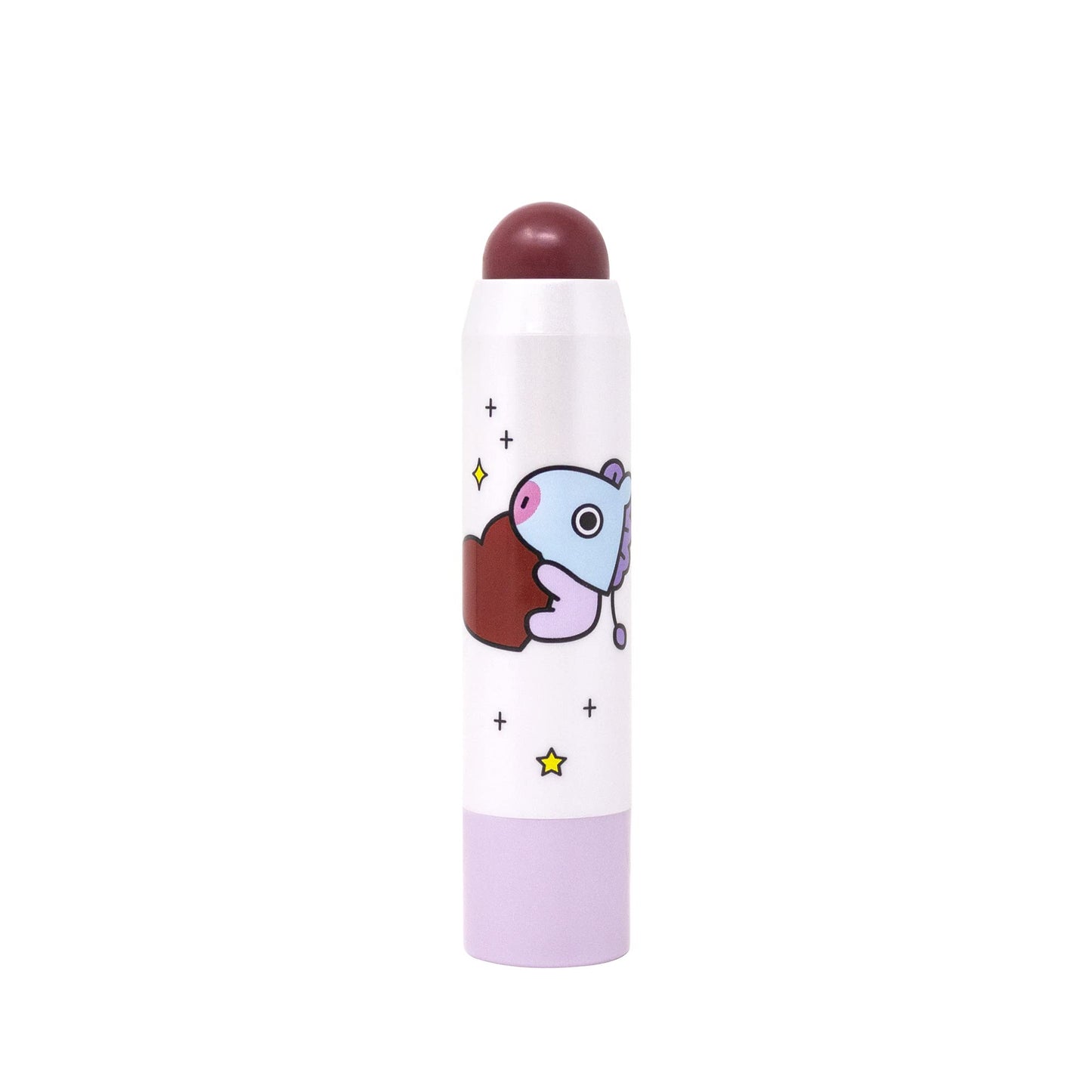 The Crème Shop BT21 Lip + Cheek Chic Stick | Tinted Essence Stick (Enriched with Hyaluronic Acid & Vitamin E) - Moonwalk (MANG)