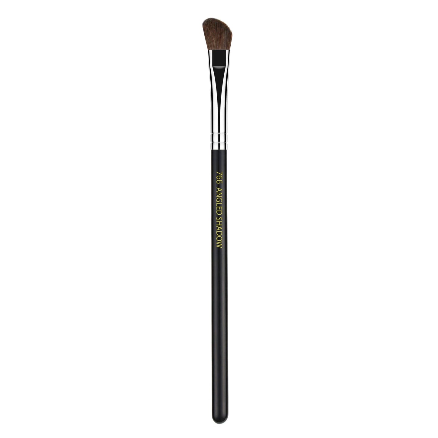 Bdellium Tools Professional Makeup Brush - Maestro Series 766 Angled Shadow - With Soft Natural Fibers, For Applying Eyeshadow (Black, 1pc)