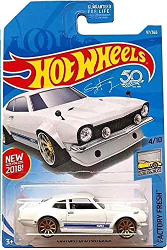 Hot Wheels 2018 50th Anniversary Factory Fresh Custom Ford Maverick 97/365, White