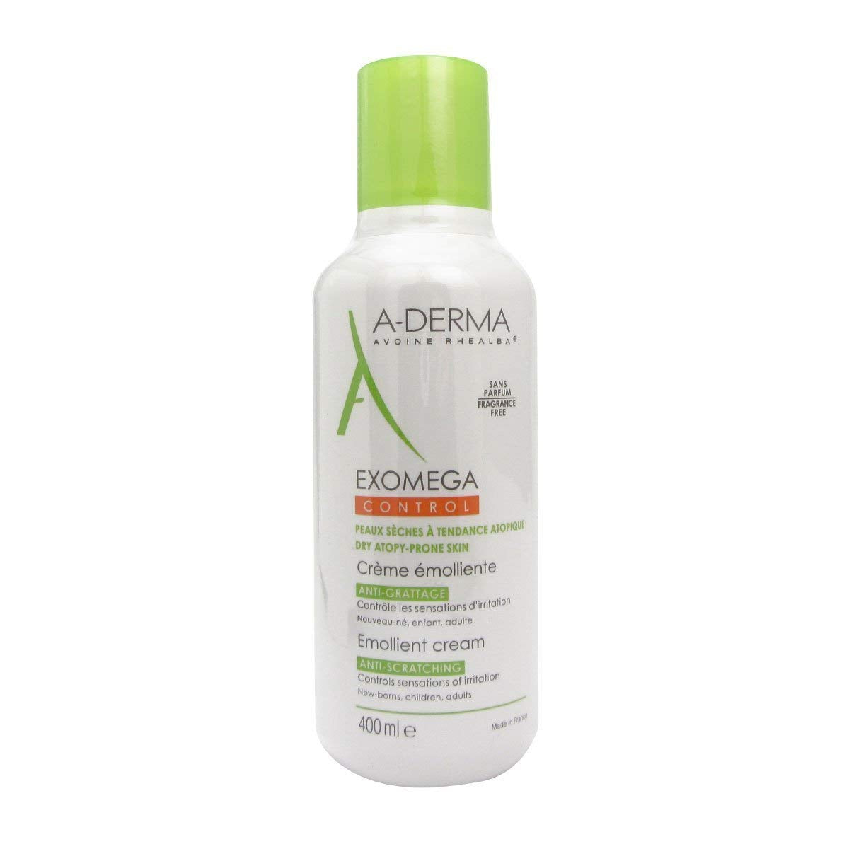 A derma Exomega, emollient milk for face and body - for very dry/atopic skin 400 ml.