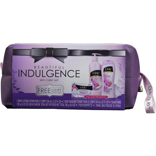 Olay Beautiful Indulgence Skin Care Set with Free Travel Bag