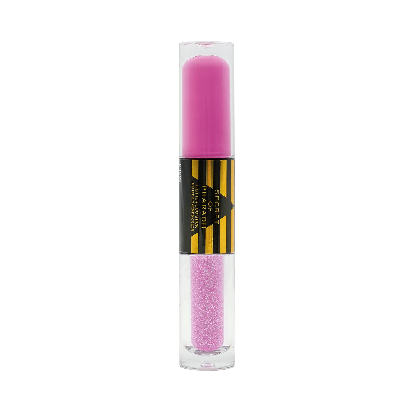 EBIN NEW YORK Secret of Pharaoh Glitter Duo Stick Cleopatra’s Kiss | Dual-Ended Primer & Glitter Face Makeup Stick | Creamy Long-Lasting Shimmer