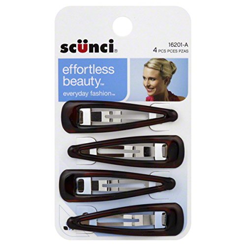 Scunci Medium Hair Clips (4 Count)