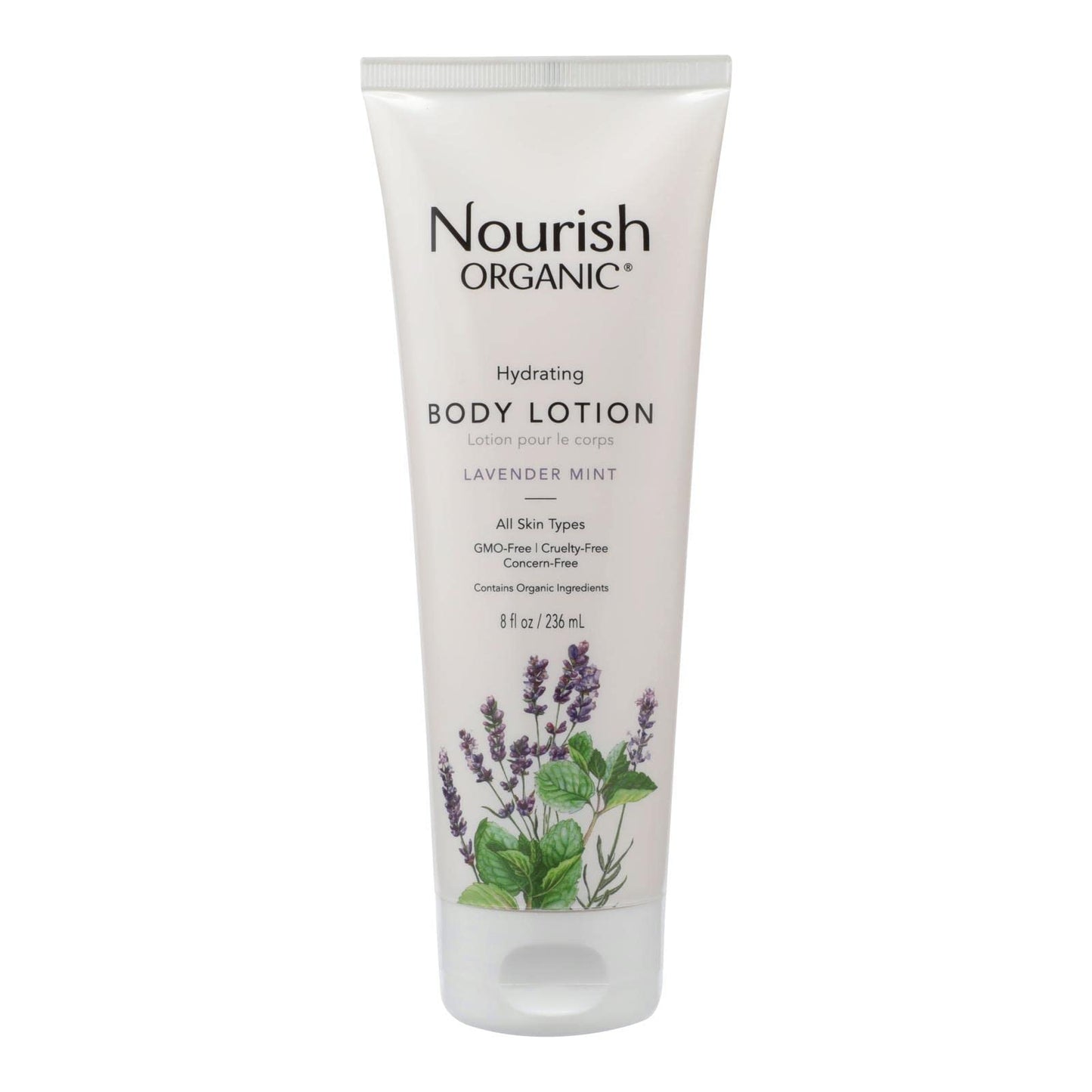 Nourish Organic Body Lotion Lavender Mint - 8 fl oz (Multi-Pack)