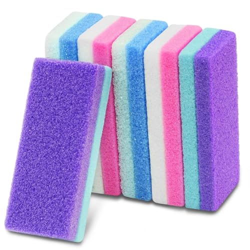 NYQIUGER 6Pcs Professional Pedicure Foot Pumice Stone for Feet Skin Callus Remover and Scrubber for Dead Skins Sided Beauty and Personal Care LEIFIRE Default Title