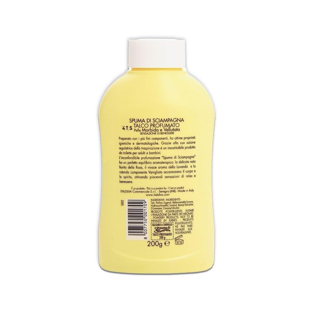 Spuma di Sciampagna Scented Talc Jar, 200 g